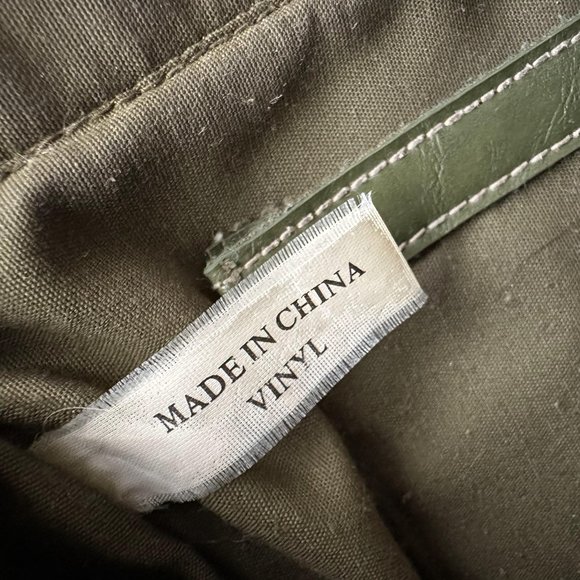 VTG Hillard & Hanson Vinyl Handbag Purse Double Handle Strap Bag Magnet Closure - Picture 15 of 16